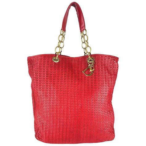 dior woven bag